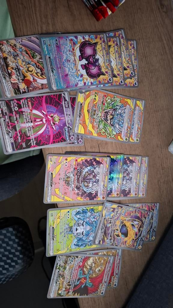 Pokem full art ex zeldsaame kaarten, Ophalen of Verzenden, Gebruikt, Meerdere kaarten