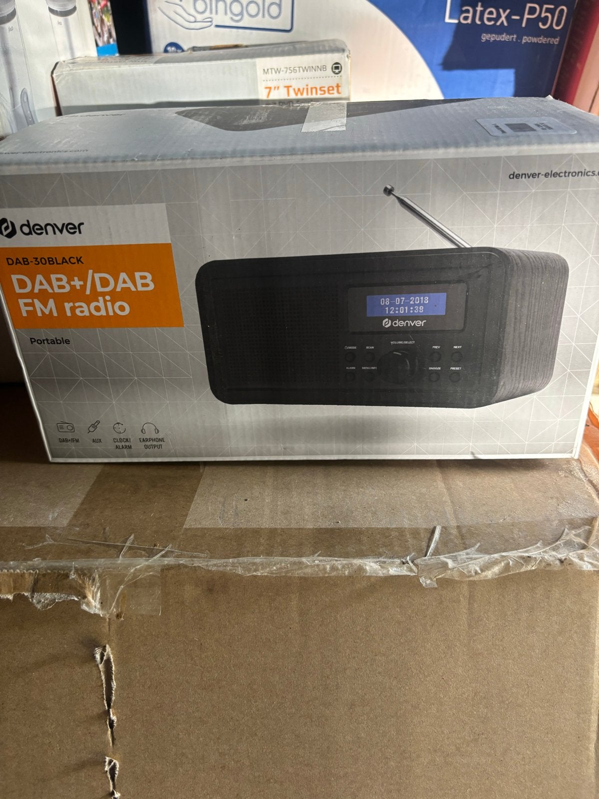 Denver DAB+/DAB FM radio - Nieuw met verpakkingsschade, Ophalen of Verzenden, Nieuw, Radio