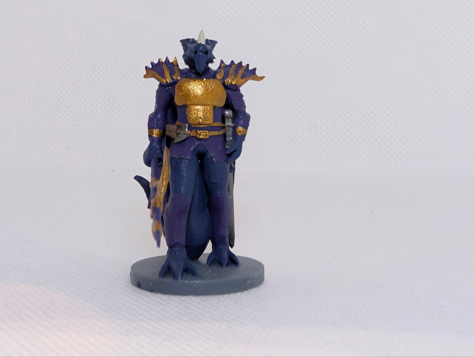 Lamderosa Cyanwrath Champion Fighter D&D Miniatuur, Ophalen of Verzenden