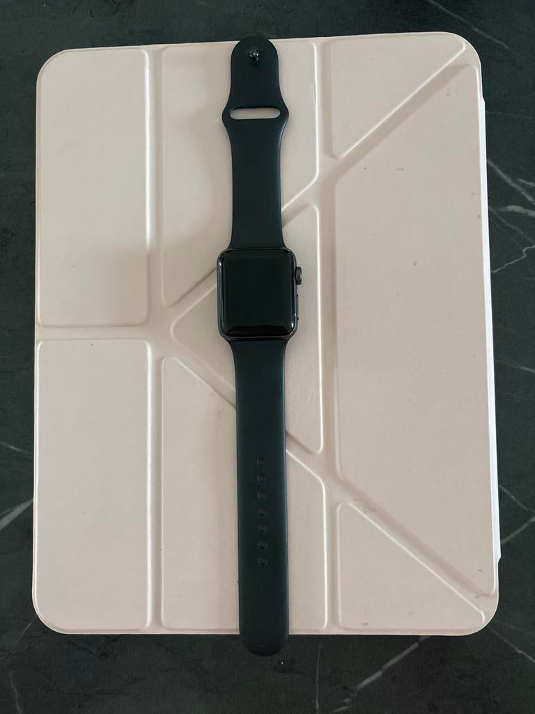 Apple Watch Series 3 38mm Zwart GPS, Sieraden, Tassen en Uiterlijk, Smartwatches, Ophalen, Afstand, Zwart, IOS