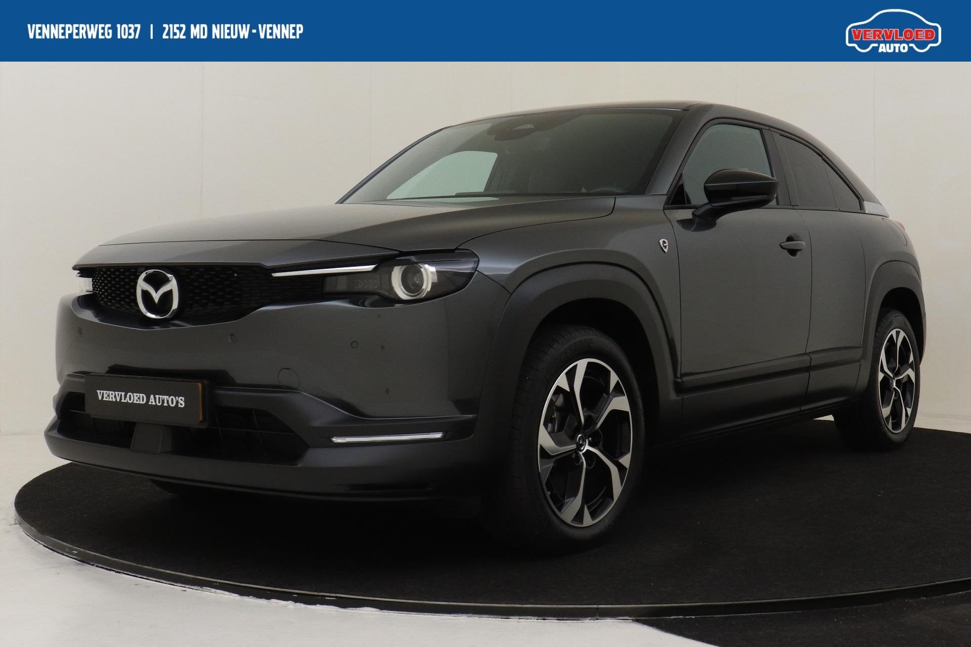 Mazda MX-30 E-SKYACTIV R-EV 170 EXCLUSIVE-LINE -ADAP.CRUISE|, Auto's, Gebruikt, Verwarmde buitenspiegels, Bedrijf, 830 cc