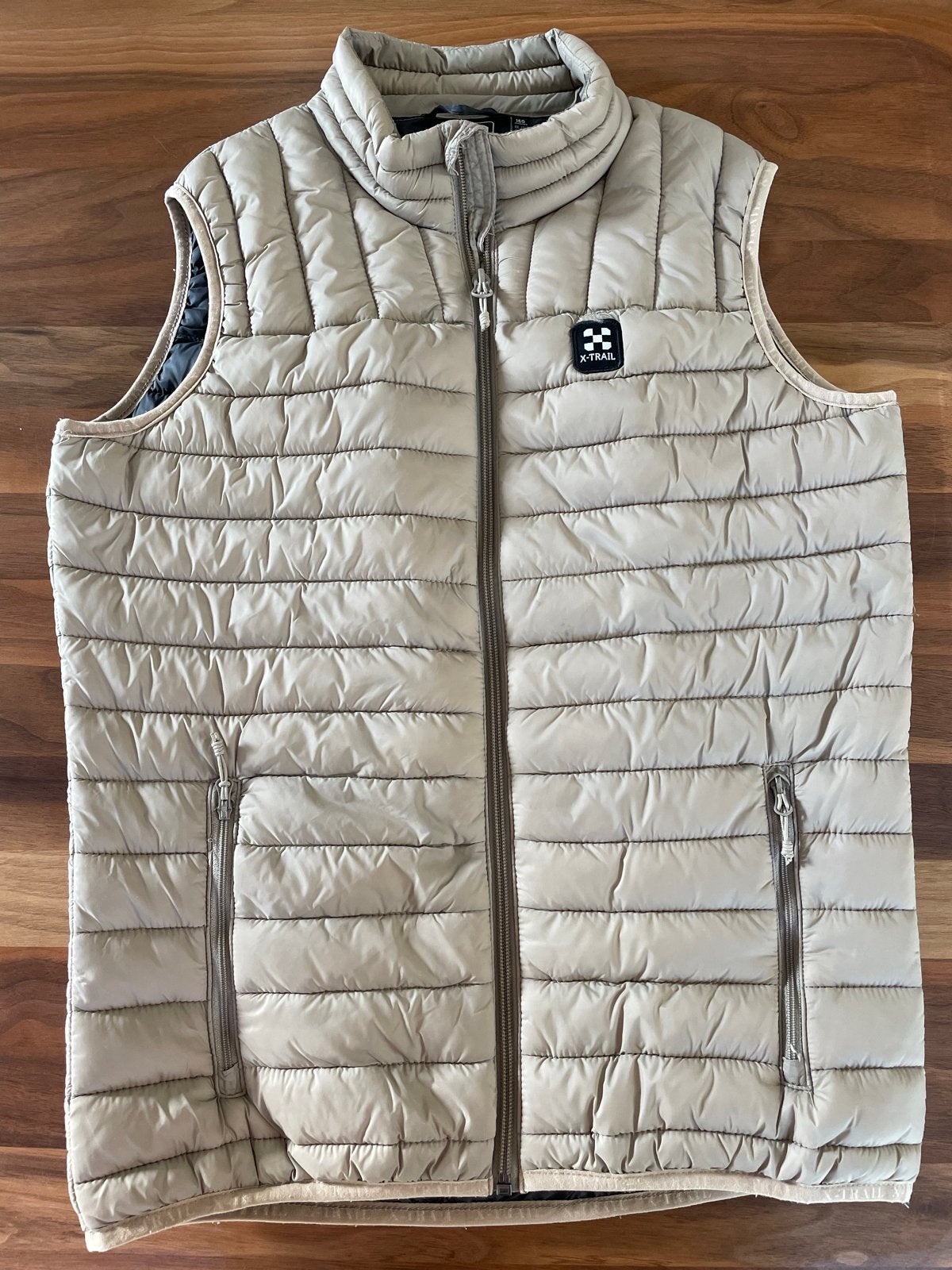 X-TRAIL Bodywarmer - Beige/Zandkleurig - Maat 160, Ophalen of Verzenden, Zo goed als nieuw, Maat 34 (XS) of kleiner, Beige