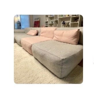 HAY Mags Soft lage vierzitsbank, Gebruikt, 100 tot 125 cm, Hoekbank, 300 cm of meer