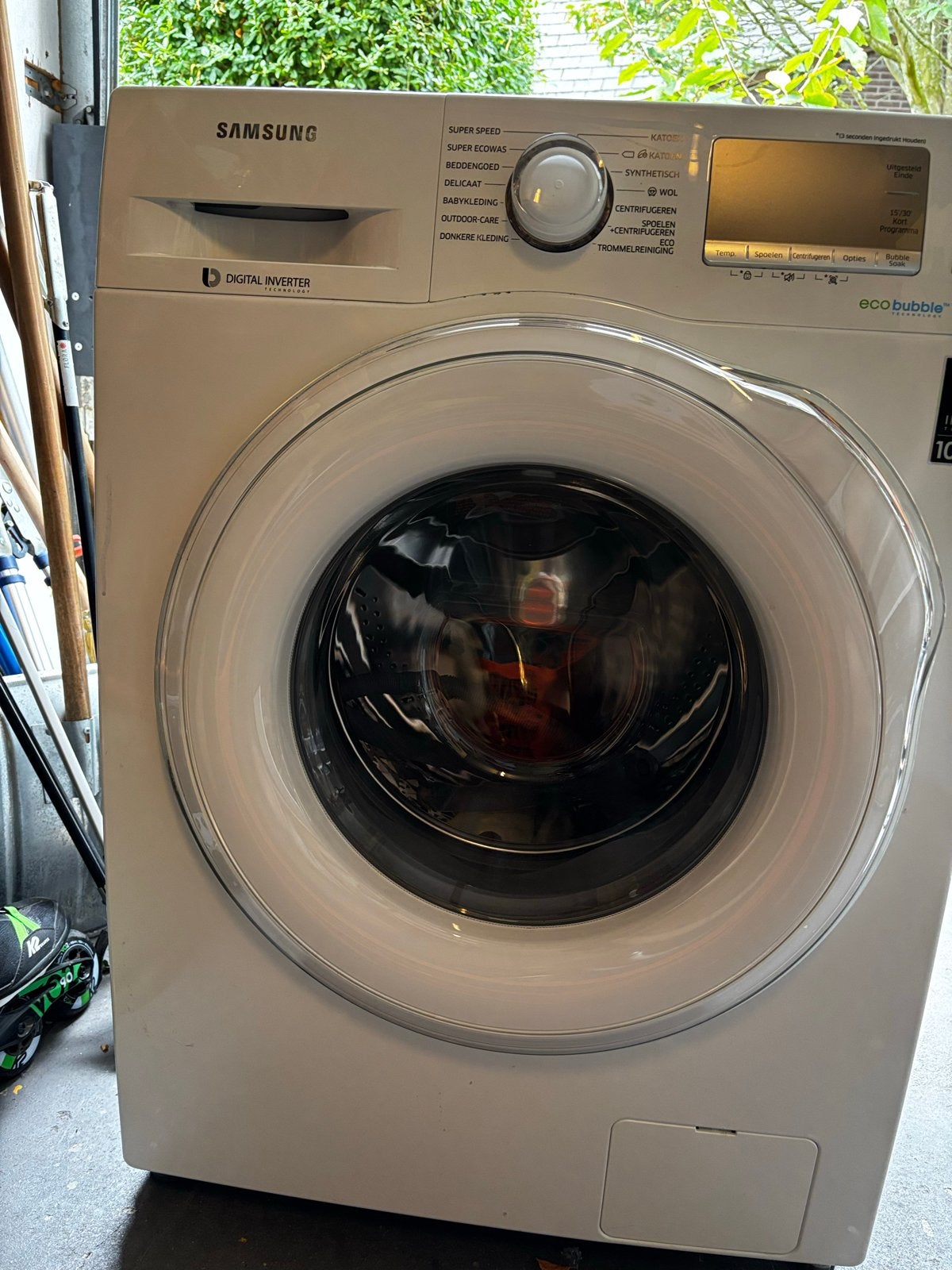 Samsung WW80J6403EW Wasmachine - Zo goed als nieuw, Ophalen, 1200 tot 1600 toeren, 8 tot 10 kg, Zo goed als nieuw