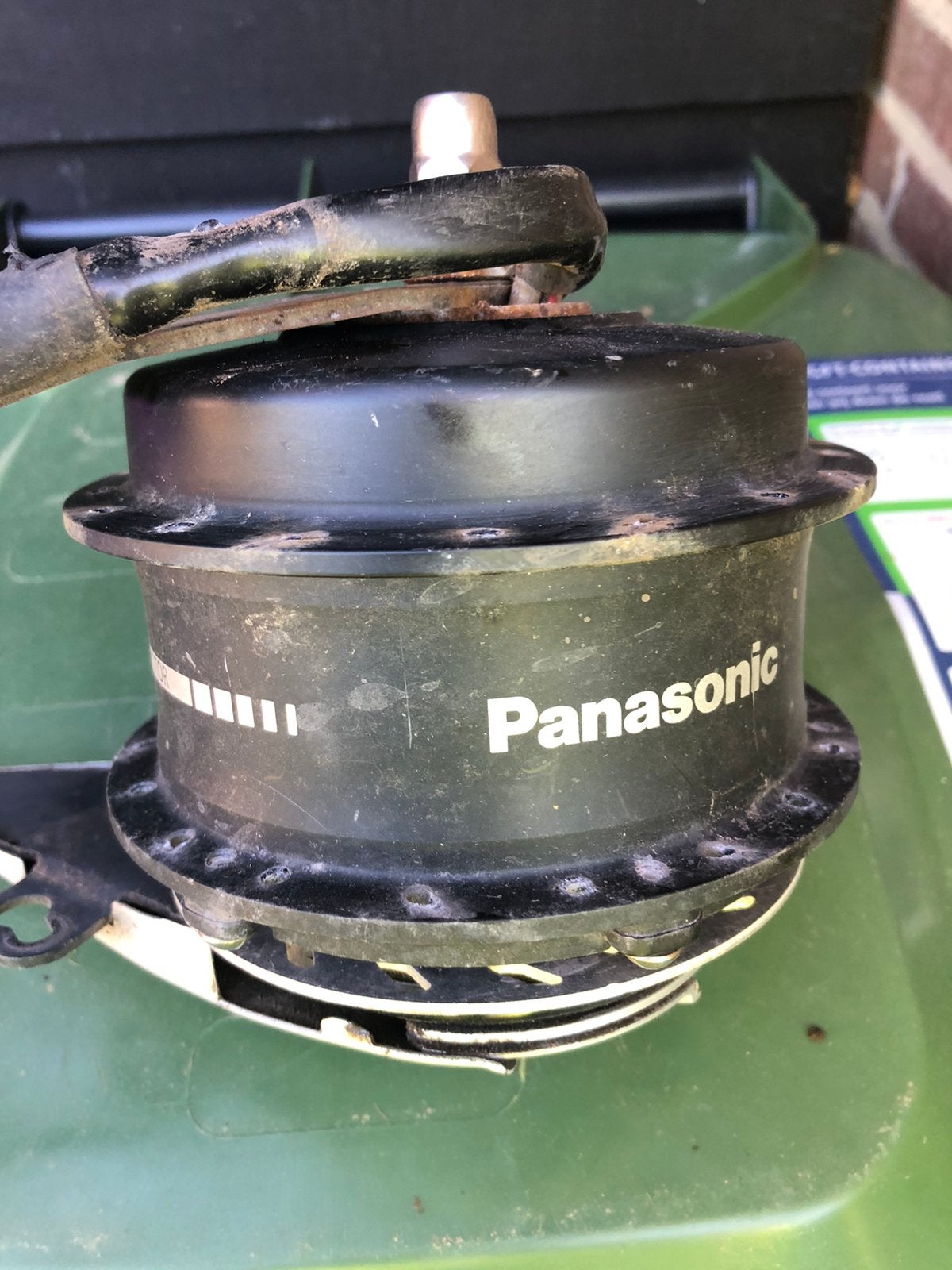 Gazelle Panasonic Voorwielmotor, Ophalen of Verzenden, Zo goed als nieuw, Band
