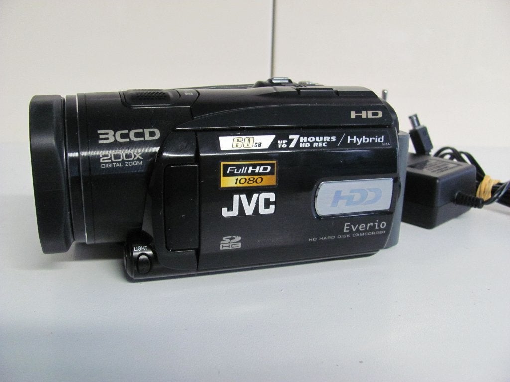 JVC fullHD videocamera Everio GZ-HD3E MET 60GBHDD, Full HD, Harde schijf, JVC, 20x of meer