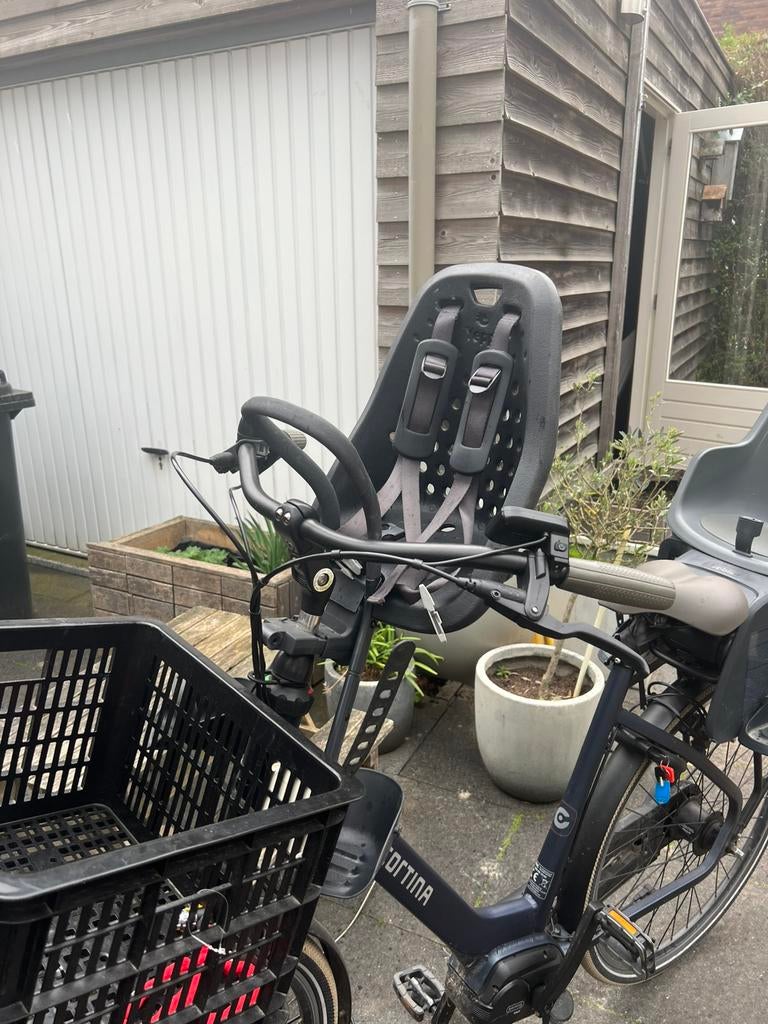 Fietsstoeltje voor op de fiets, Fietsen en Brommers, Fietsaccessoires | Fietsstoeltjes, Ophalen, Zo goed als nieuw, Voorzitje