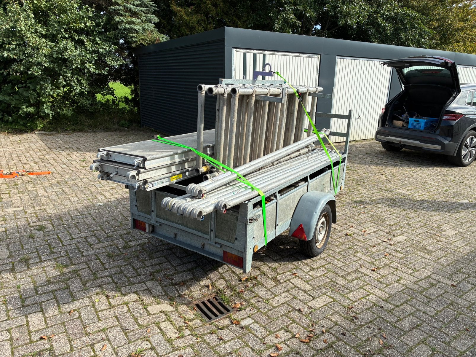 Steiger aanhanger, Ophalen of Verzenden, Zo goed als nieuw