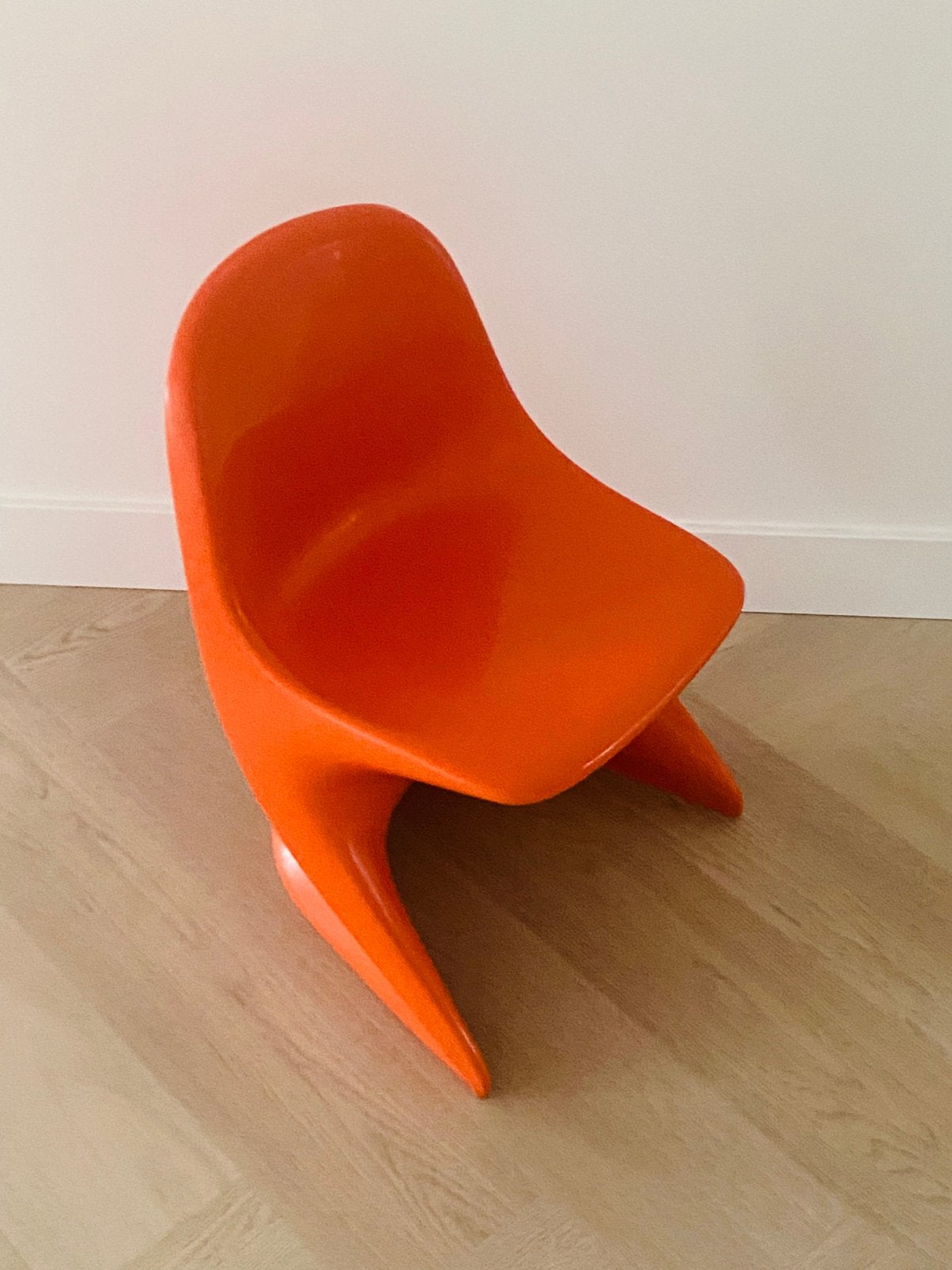 Oranje Casalino kinderstoel, een iconisch designstuk, Ophalen of Verzenden, Gebruikt, Stoel(en)