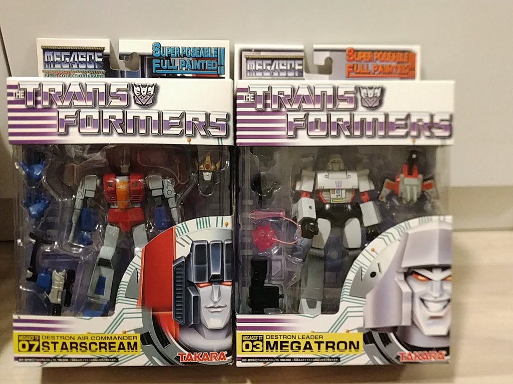 Transformers Takara MEGA SCF Starscream 07 Megatron 03 MISB, Verzamelen, Transformers, G1, Ophalen of Verzenden, Nieuw, Decepticons