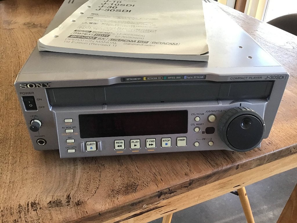 SONY J30 SDI betacam sp/sx/digi player, Ophalen, Zo goed als nieuw, Video