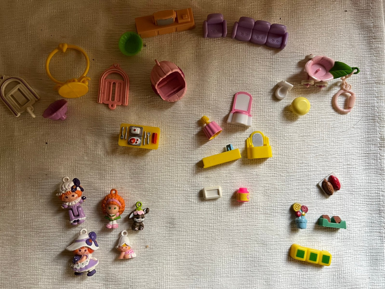 Charmkins duffties vintage toys (88), Ophalen of Verzenden, Zo goed als nieuw, Poppenhuis