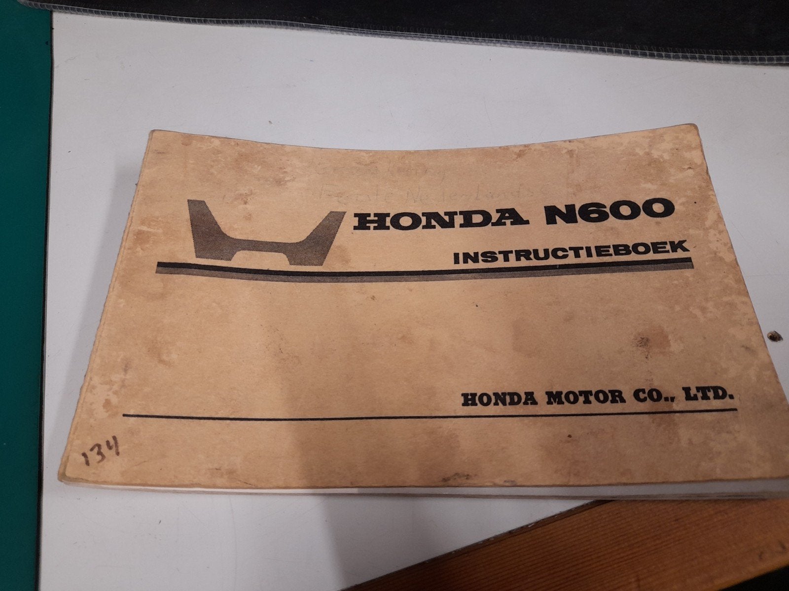 Honda N600 instructieboekje NL, Ophalen of Verzenden