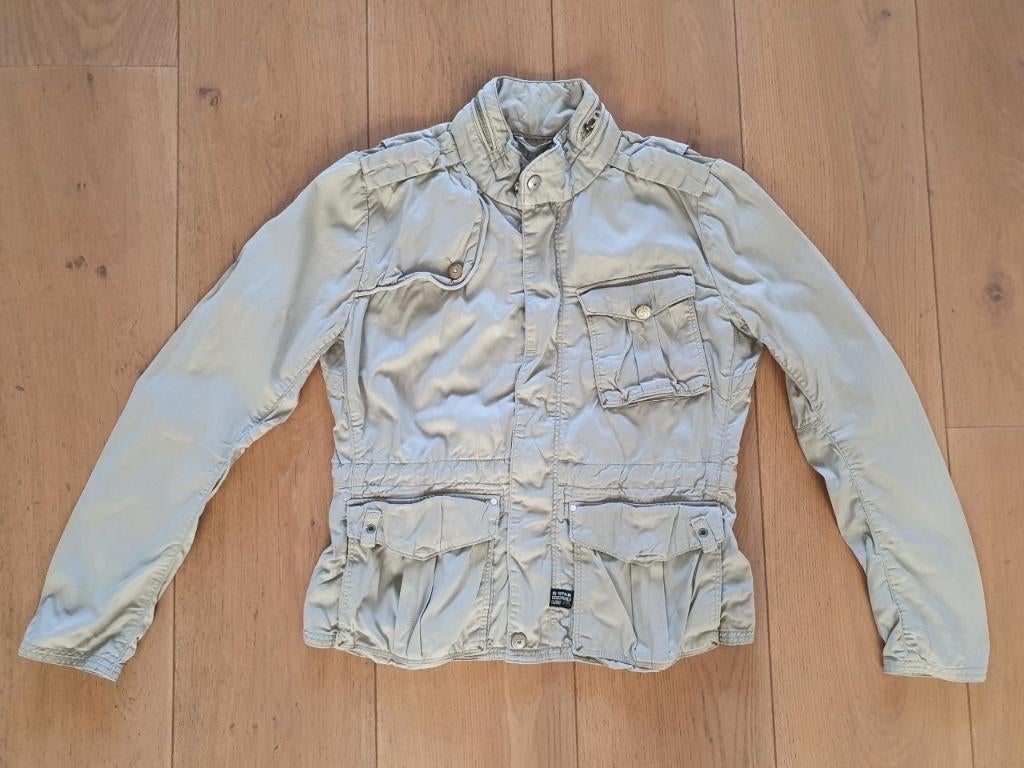 Zomerjas van G-star maat M, Kleding | Dames, Maat 38/40 (M), Beige, Ophalen of Verzenden, Gedragen