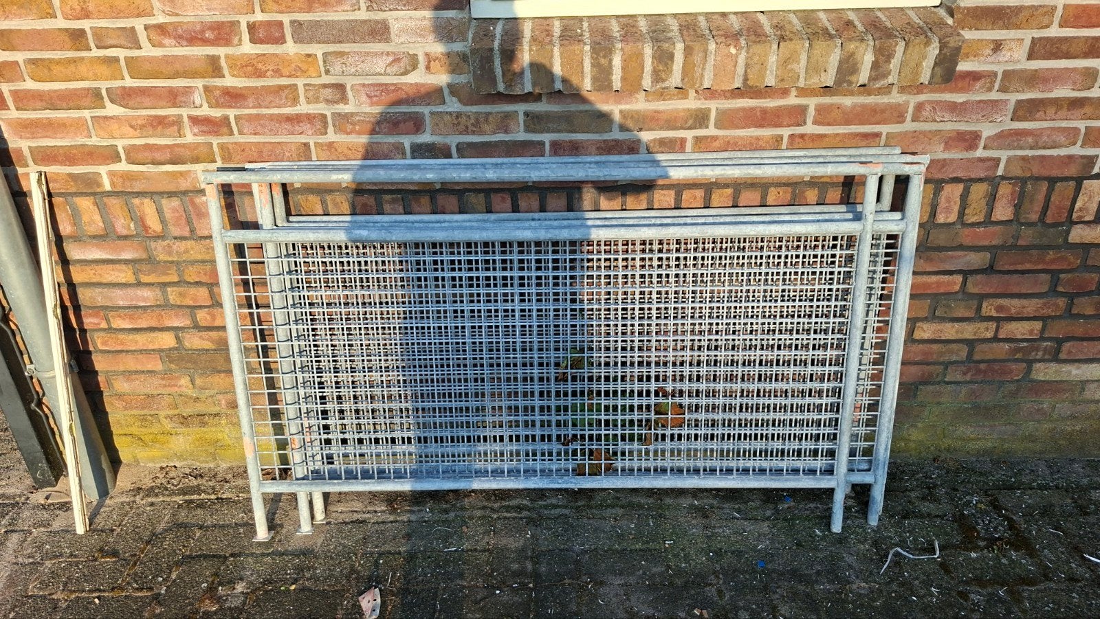 4x hekjes 145cm breed  en 80 cm hoog, Ophalen, Gebruikt, IJzer