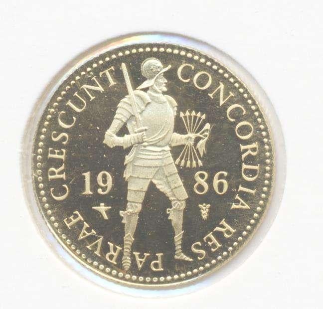 Nederland Gouden Dukaat 1986, Ophalen of Verzenden, Goud