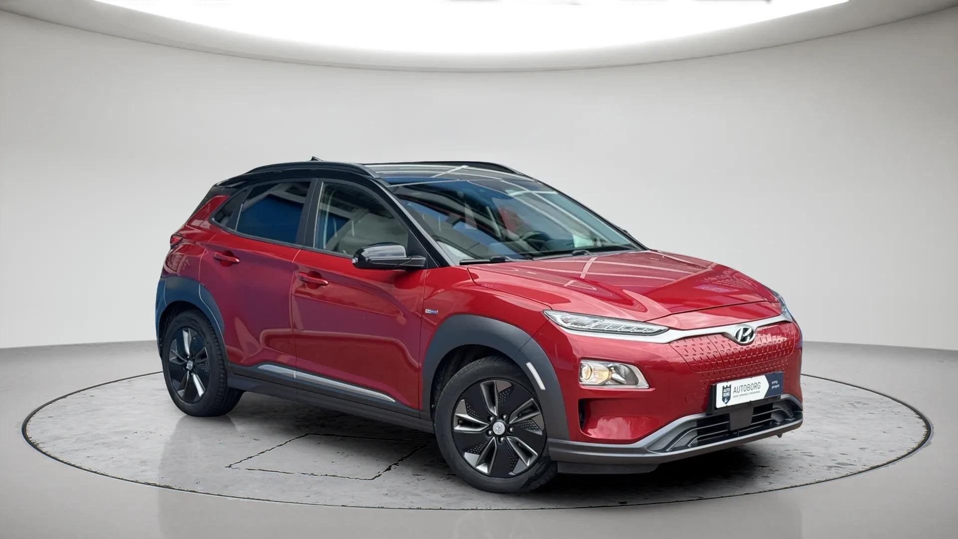 Hyundai KONA EV Fashion 64 kWh, Auto's, Automatische klimaatregeling, Gebruikt, Zwart, Met garantie (alle)