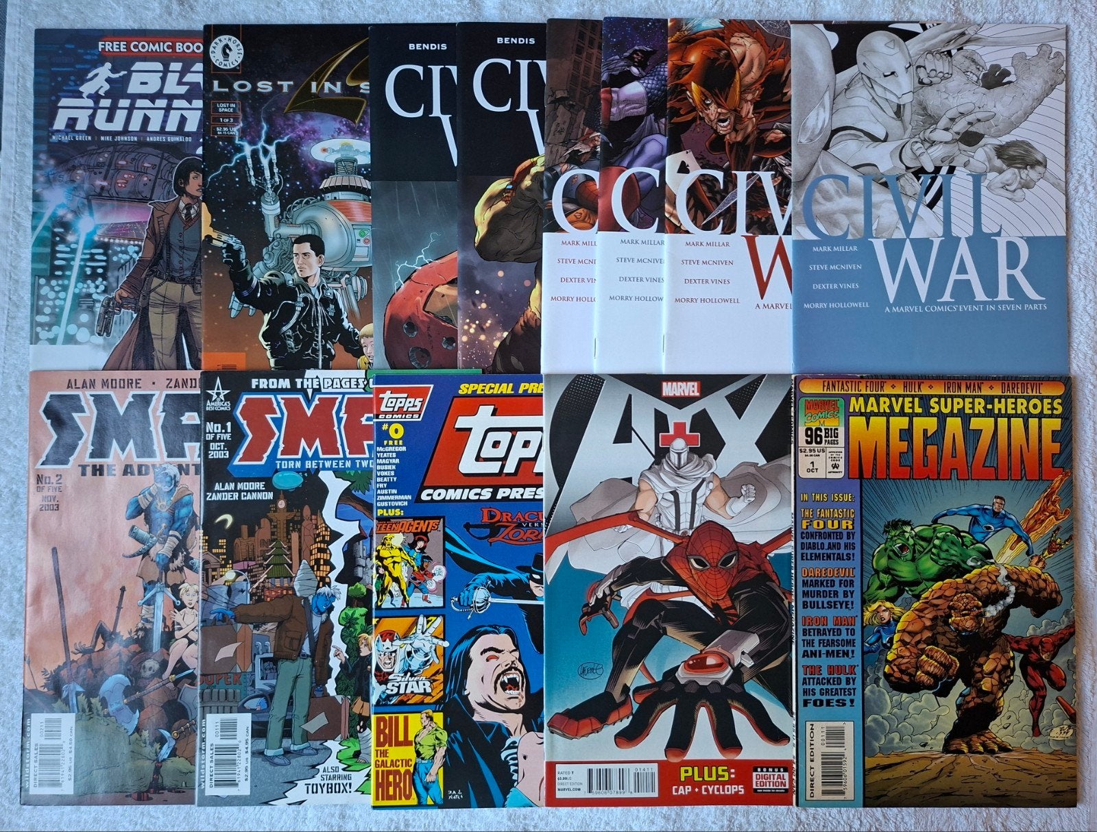 US COMICS. UITZOEKEN. 2.50 EURO P STUK. NEAR MINT., Meerdere comics, Ophalen of Verzenden, Nieuw, Amerika