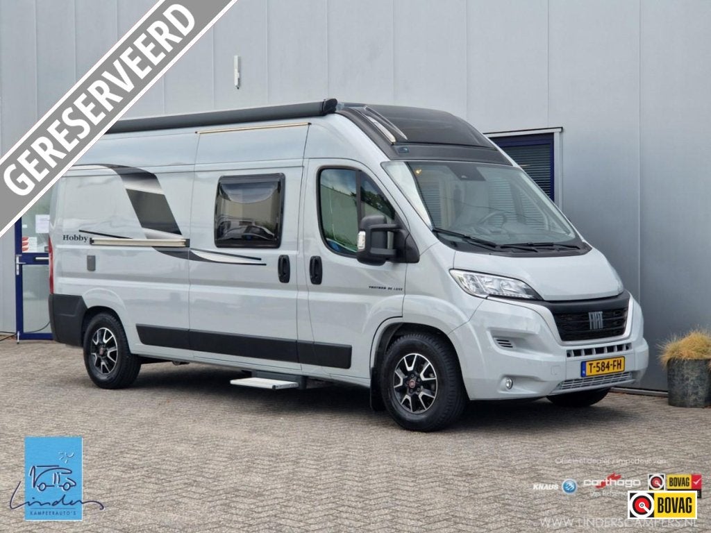 Hobby Vantana De Luxe K60 FT | Lage km-stand | BusBiker, Caravans en Kamperen, Campers, Buscamper of Camperbus, Fiat, Hobby, Tot en met 2