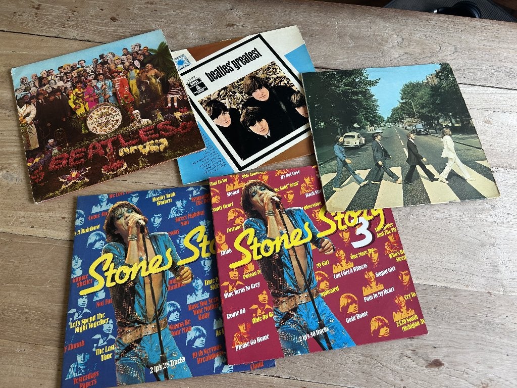 Beatles&Stones, Ophalen of Verzenden, Gebruikt, 12 inch, Poprock