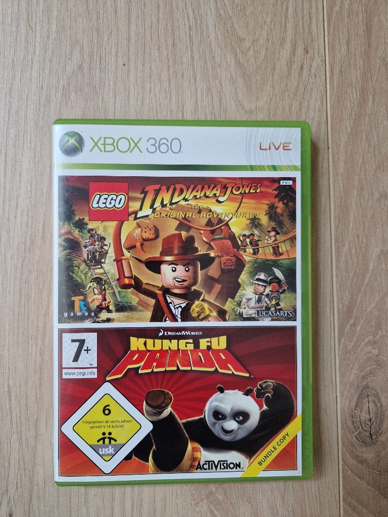 LEGO Indiana Jones & Kung Fu Panda Xbox 360, Avontuur en Actie, 2 spelers, Ophalen of Verzenden, Zo goed als nieuw