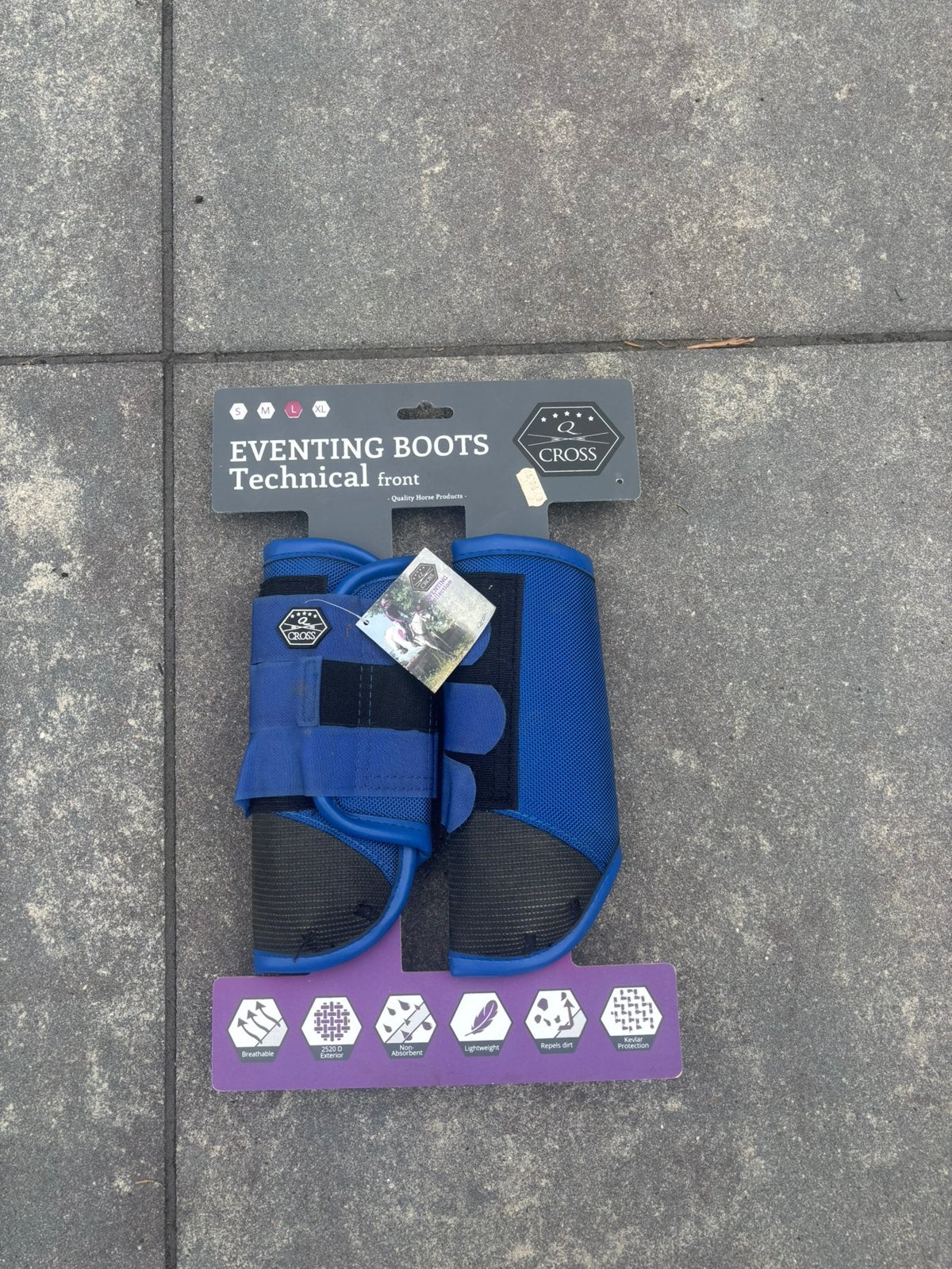 Eventing boots QHP blauw, Schokabsorberend, Nieuw, Ophalen of Verzenden, Overige maten