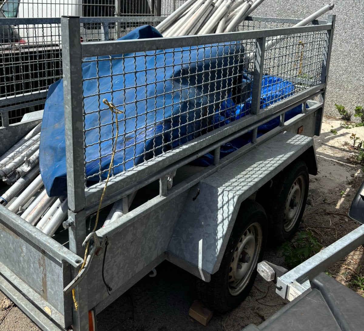 Aanhangwagen te koop, Doe-het-zelf en Verbouw, Steigers, Ophalen of Verzenden, Zo goed als nieuw, Overige typen, Minder dan 2 meter