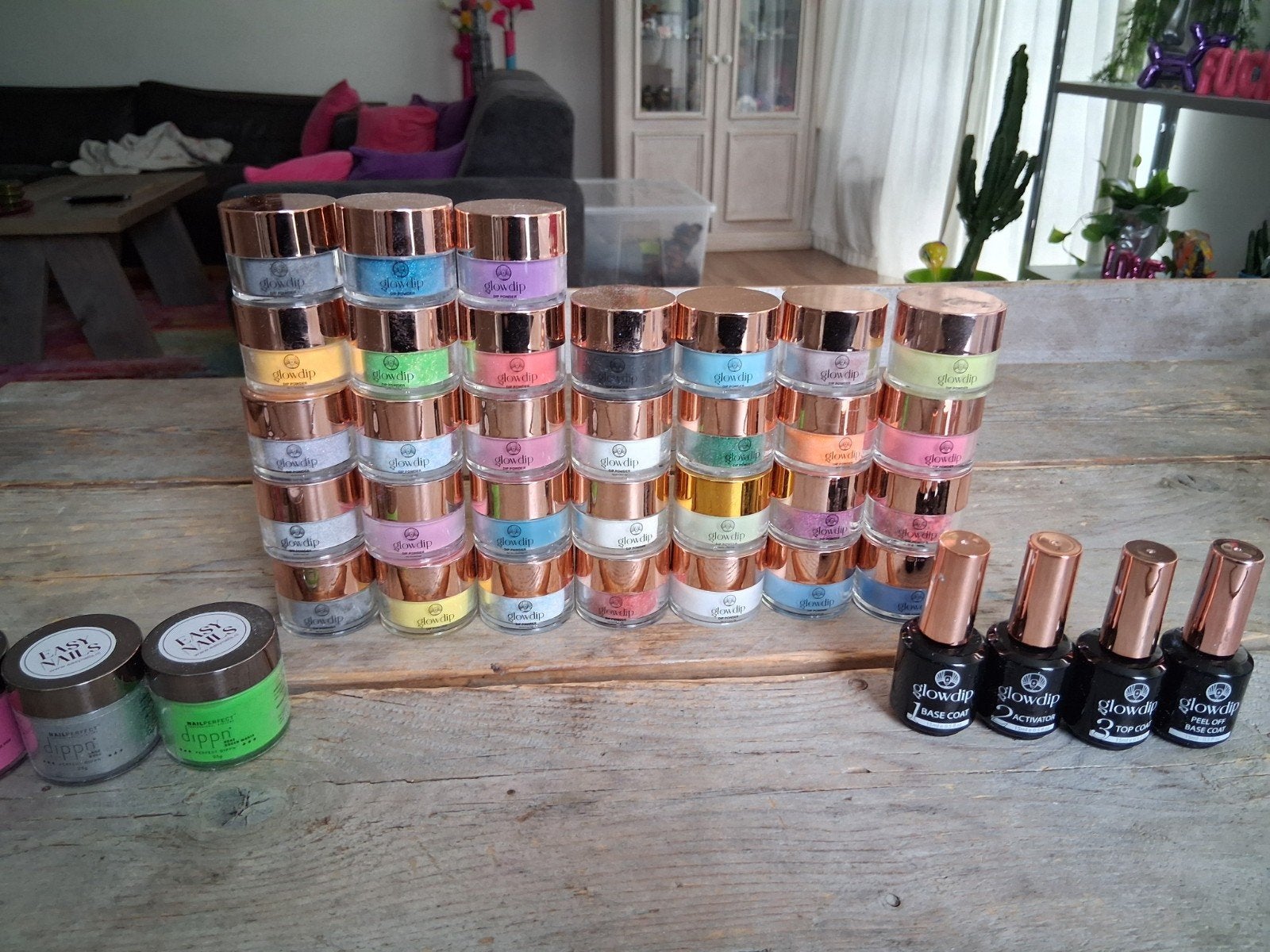Grote collectie Glowdip poeders en vloeistoffen, Ophalen, Zo goed als nieuw, Overige typen