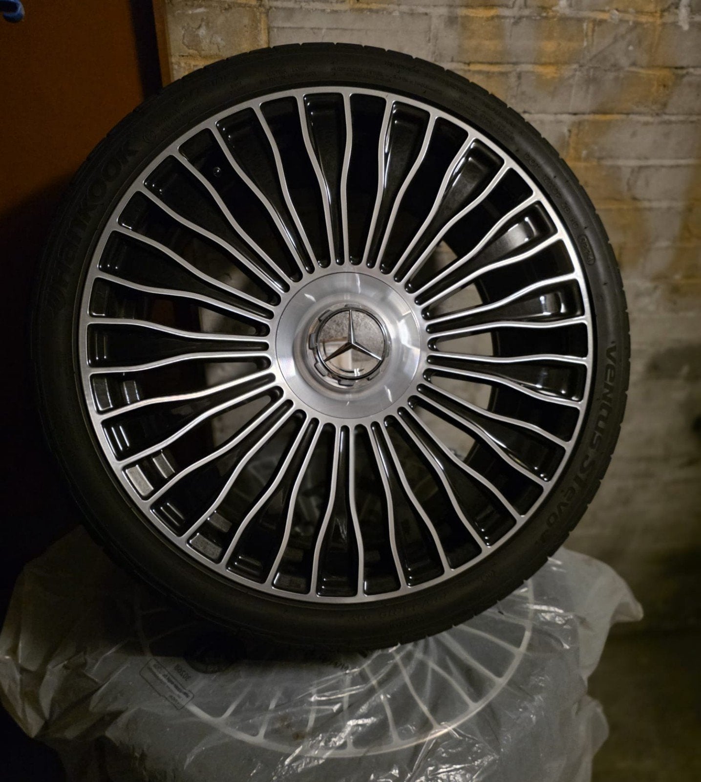 19 inch Maybachlook velgen met banden voor Mercedes CLA, Auto-onderdelen, Banden en Velgen, Banden en Velgen, 235 mm, Zomerbanden
