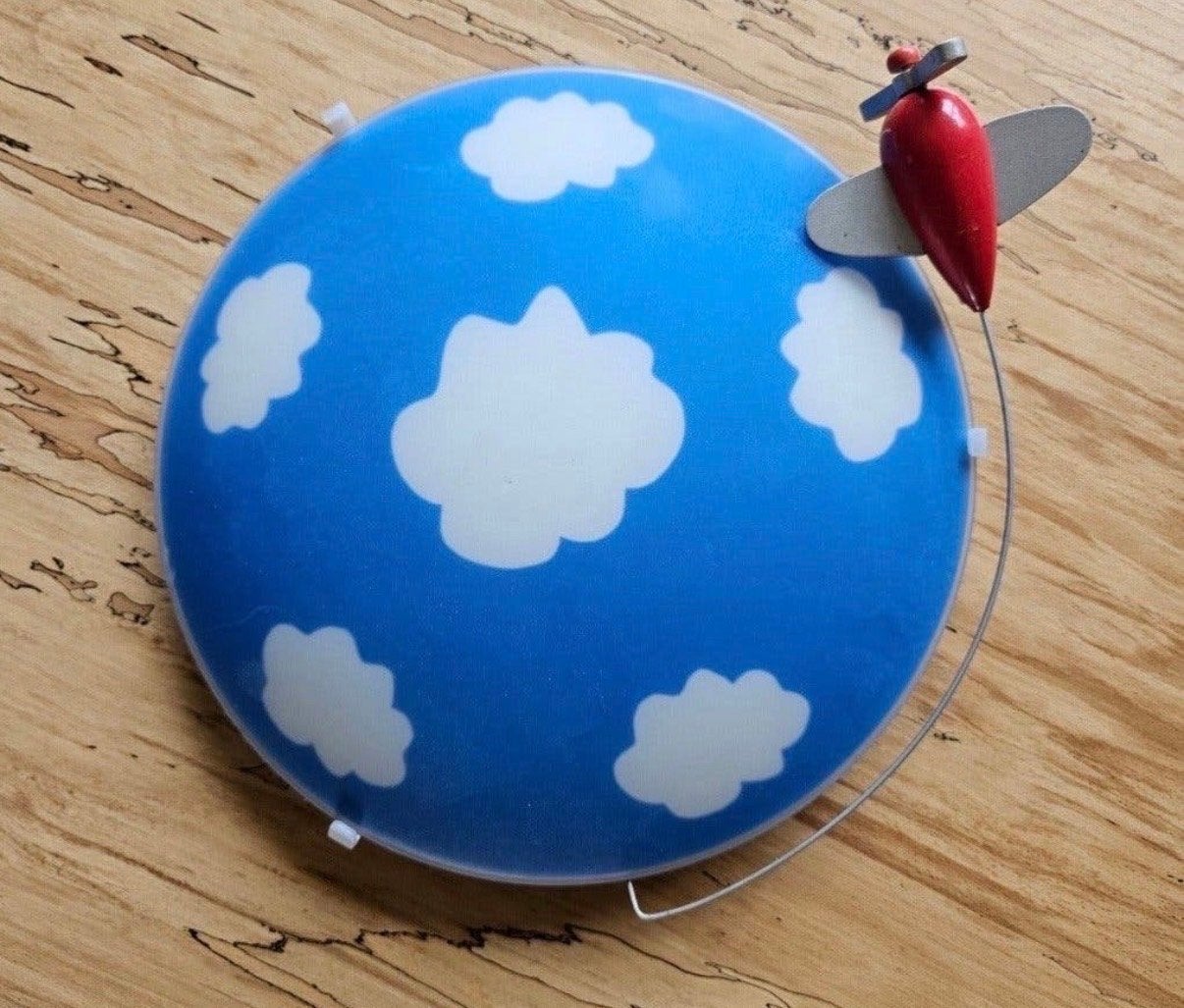 Philips myKidsRoom "Sky" plafonnière - Vliegtuig, Gebruikt, Ophalen of Verzenden, Ophangbaar, Blauw