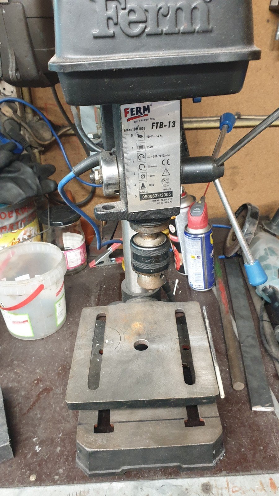 Ferm FTB-13 Kolomboormachine - Goede staat
