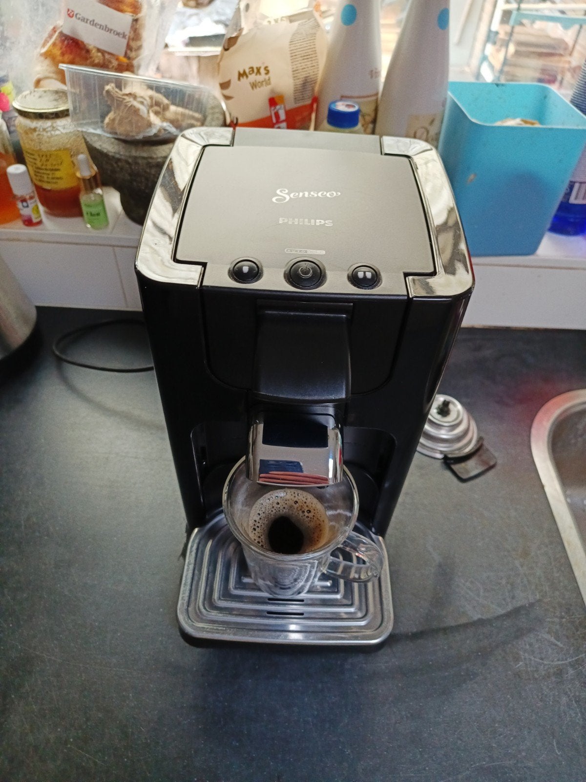 Philips Senseo Quadrante koffiezetapparaat -  als nieu, Overige modellen, Ophalen of Verzenden, Zo goed als nieuw, 2 tot 4 kopjes