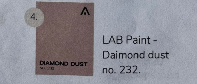 Lab paint daimond dust no 232, Ophalen, 5 tot 10 liter, Roze, Verf