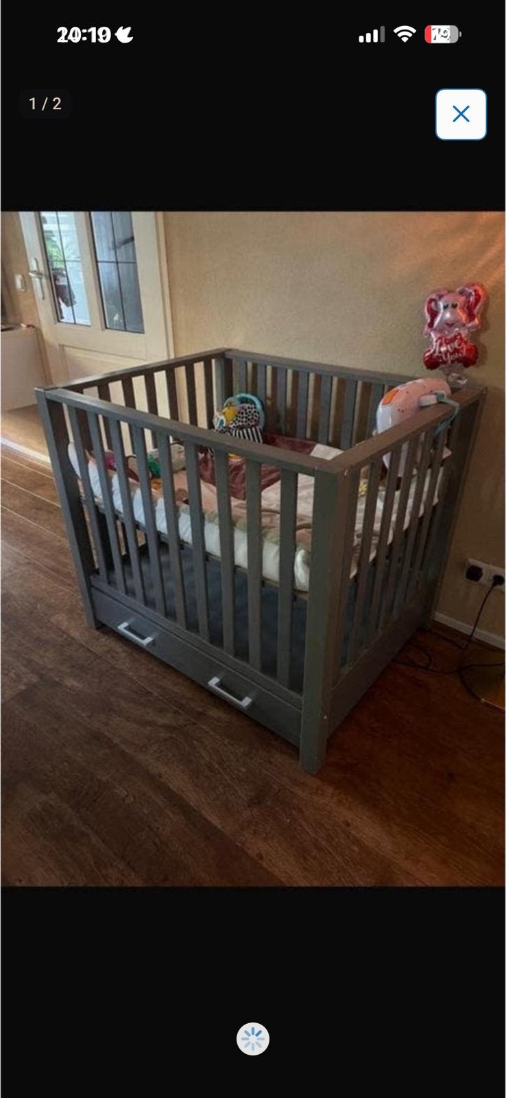 Box baby, Kinderen en Baby's, Boxen, Ophalen of Verzenden, Zo goed als nieuw, Boxkleed
