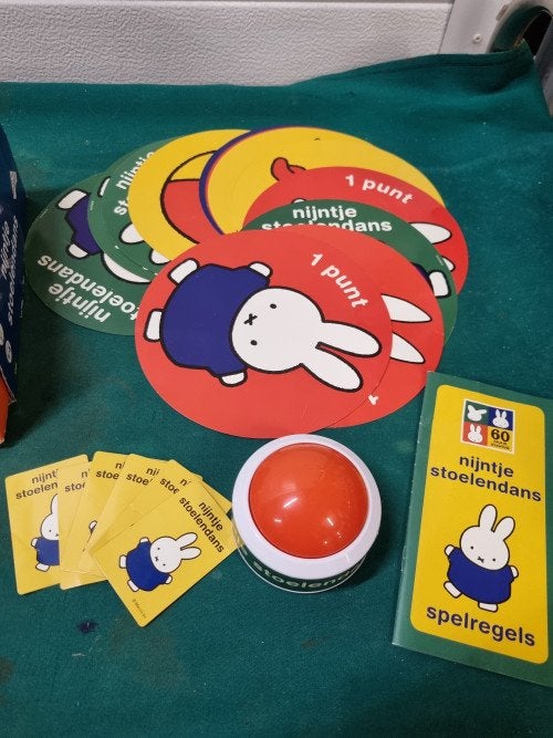 spel nijntje stoelendans compleet, Ophalen of Verzenden, 'T Olde Gre-j, Info@toldegrej.nl, Endepoelstraat 20f Didam