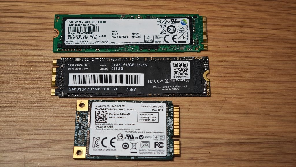 Hdd 1tb 2.5 inch , 128gb ssd pcie, 32gb msata processors, Intern, Zo goed als nieuw, Seagate, Laptop