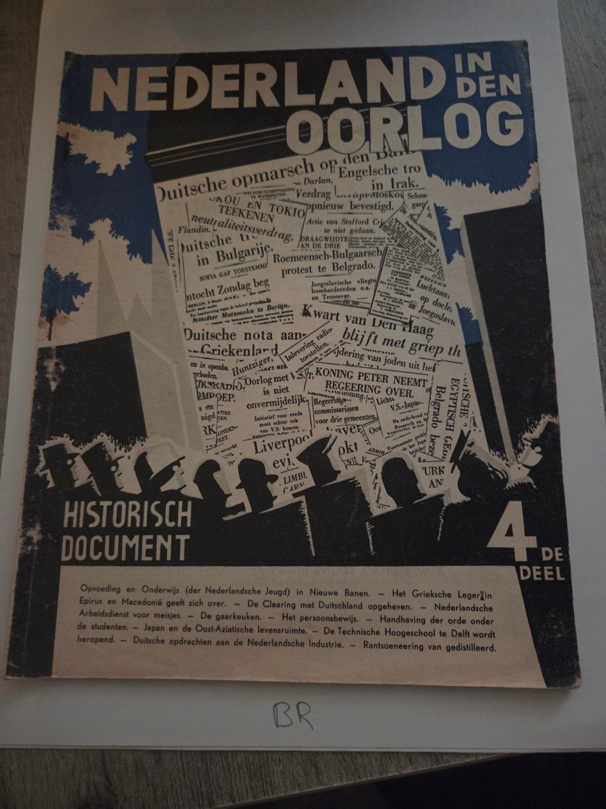 Nederland in den Oorlog - Historisch Document (Deel 4), Ophalen of Verzenden, Gelezen, Overige typen