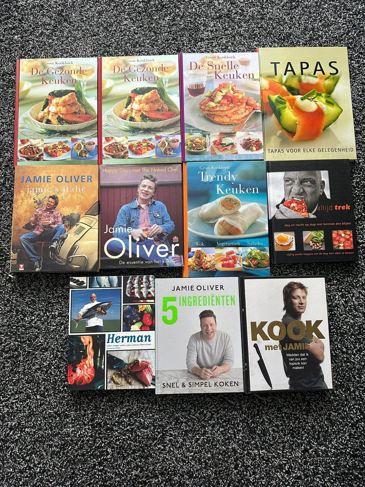 Diverse kook boeken van jamie oliver tot herman den blijker, Ophalen, Zo goed als nieuw, Overige gebieden