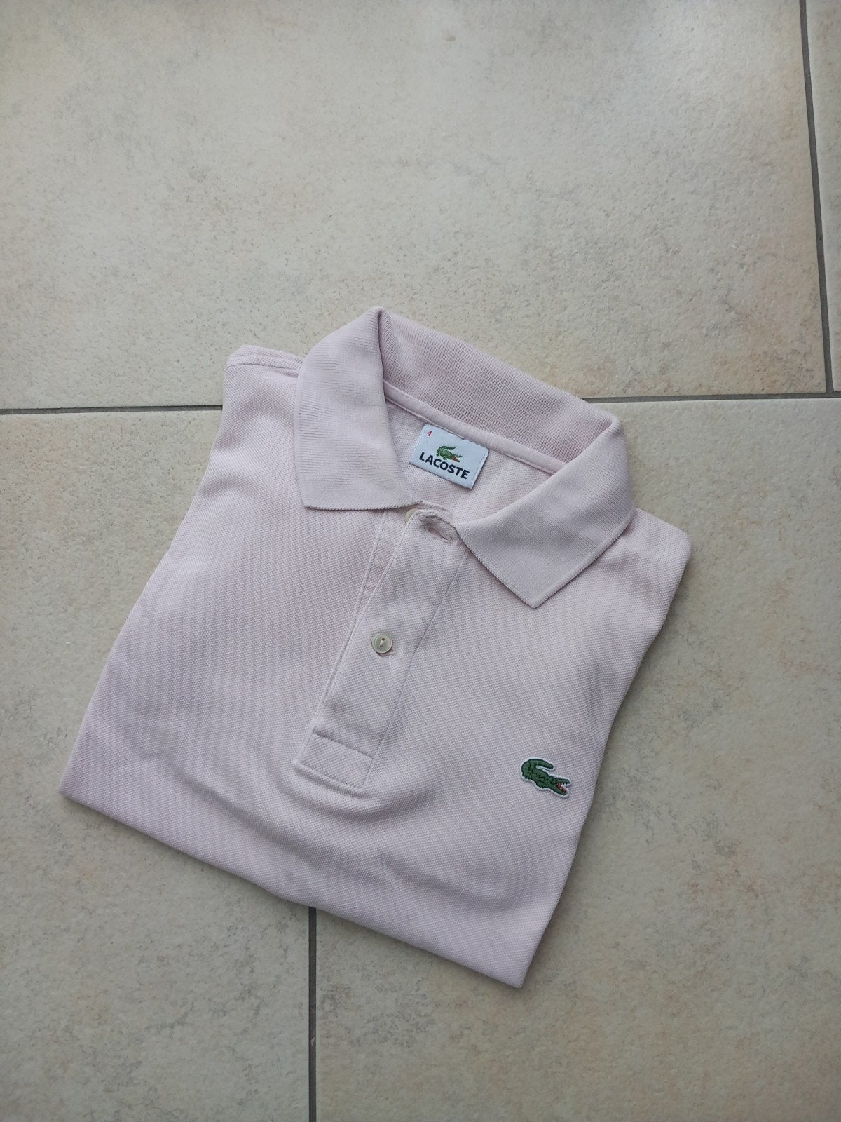 Lacoste polo shirt roze maat M, Maat 48/50 (M), Lacoste, Ophalen of Verzenden, Roze