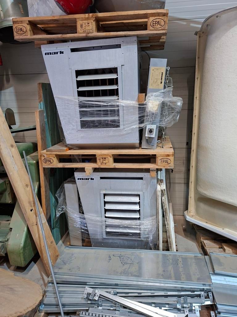 Mark Ecofan W 82-Th Industriële Ventilator/Verwarming, Ophalen of Verzenden, Zo goed als nieuw, 100 m³ of groter, Verwarmen