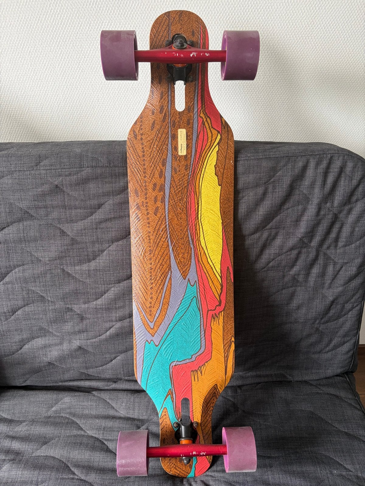 Loaded Icarus Longboard - Zo goed als nieuw, Ophalen, Zo goed als nieuw, Skateboard, Longboard