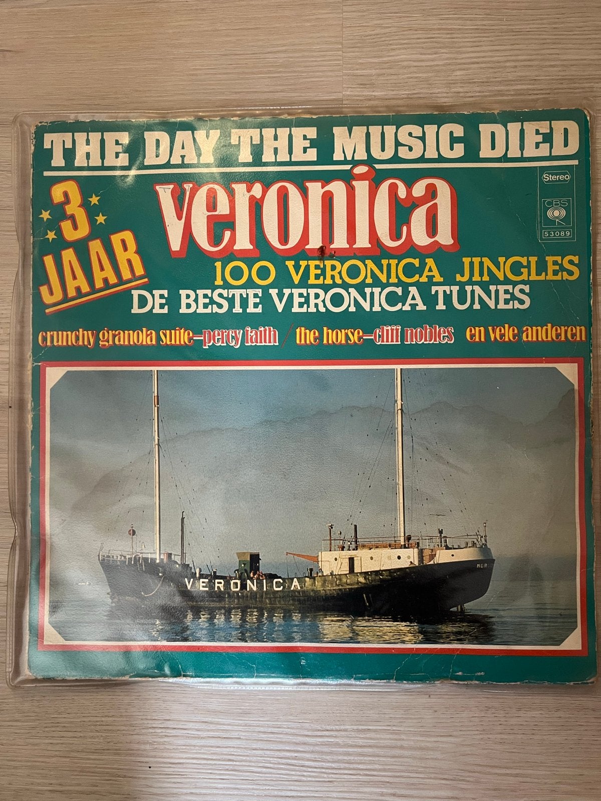 Veronica - The Day The Music Died LP (1970), Cd's en Dvd's, Gebruikt, Ophalen of Verzenden, 1970 - 1979, Complilatie