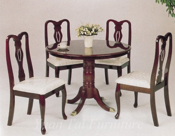 Small dining room set, Huis en Inrichting, Tafels | Eettafels, Ophalen, Gebruikt, Rond, Dark wood