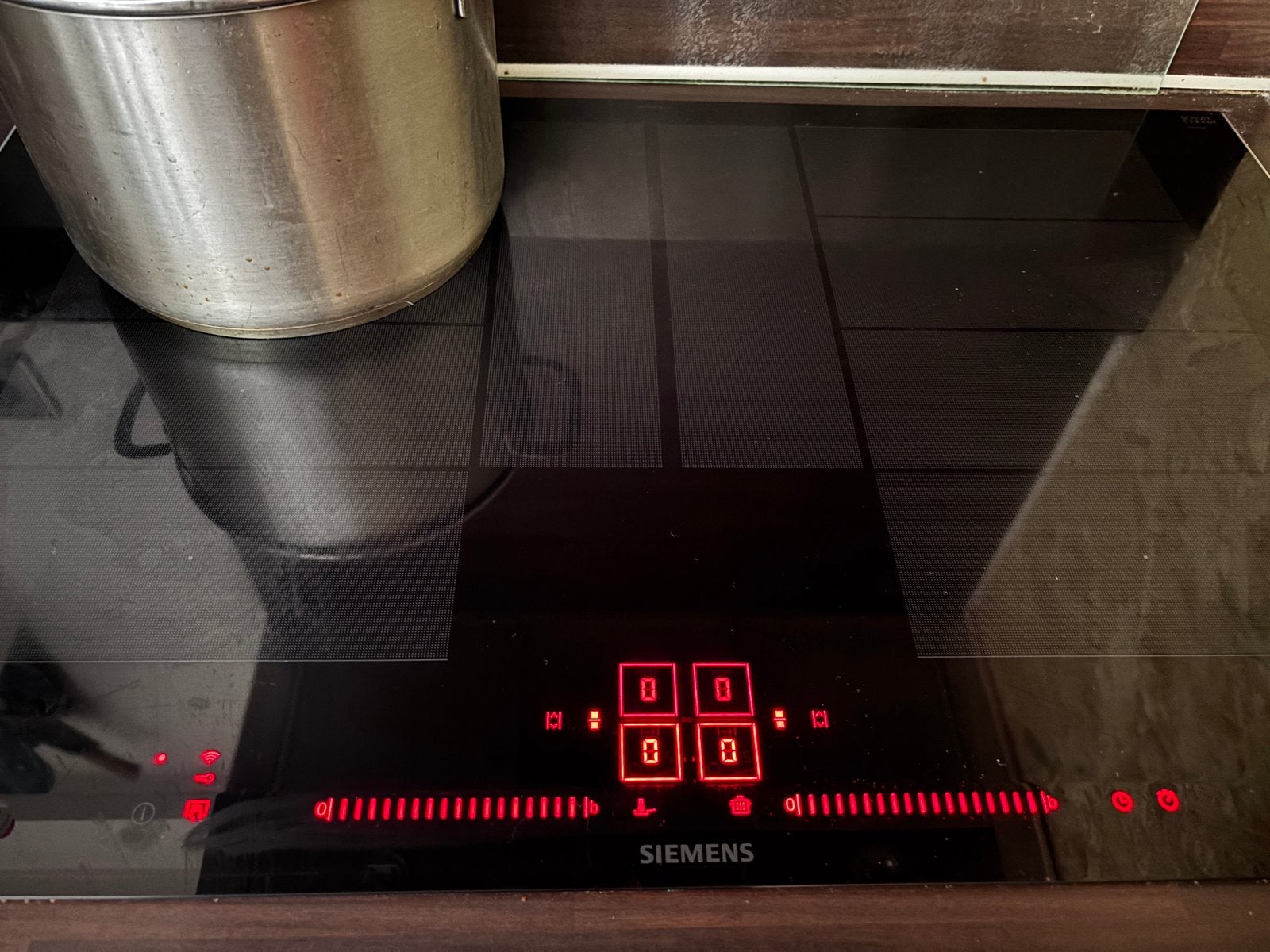Siemens inductieplaat, Ophalen, Gebruikt, 4 kookzones, Inbouw