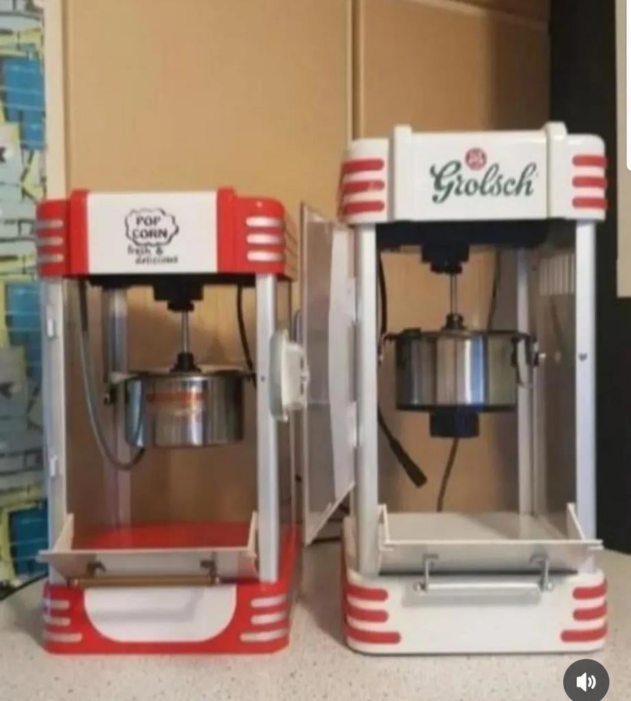 Te huur! €20 per stuk. Tafelmodel popcornmachines, Ophalen, Zo goed als nieuw, Overige