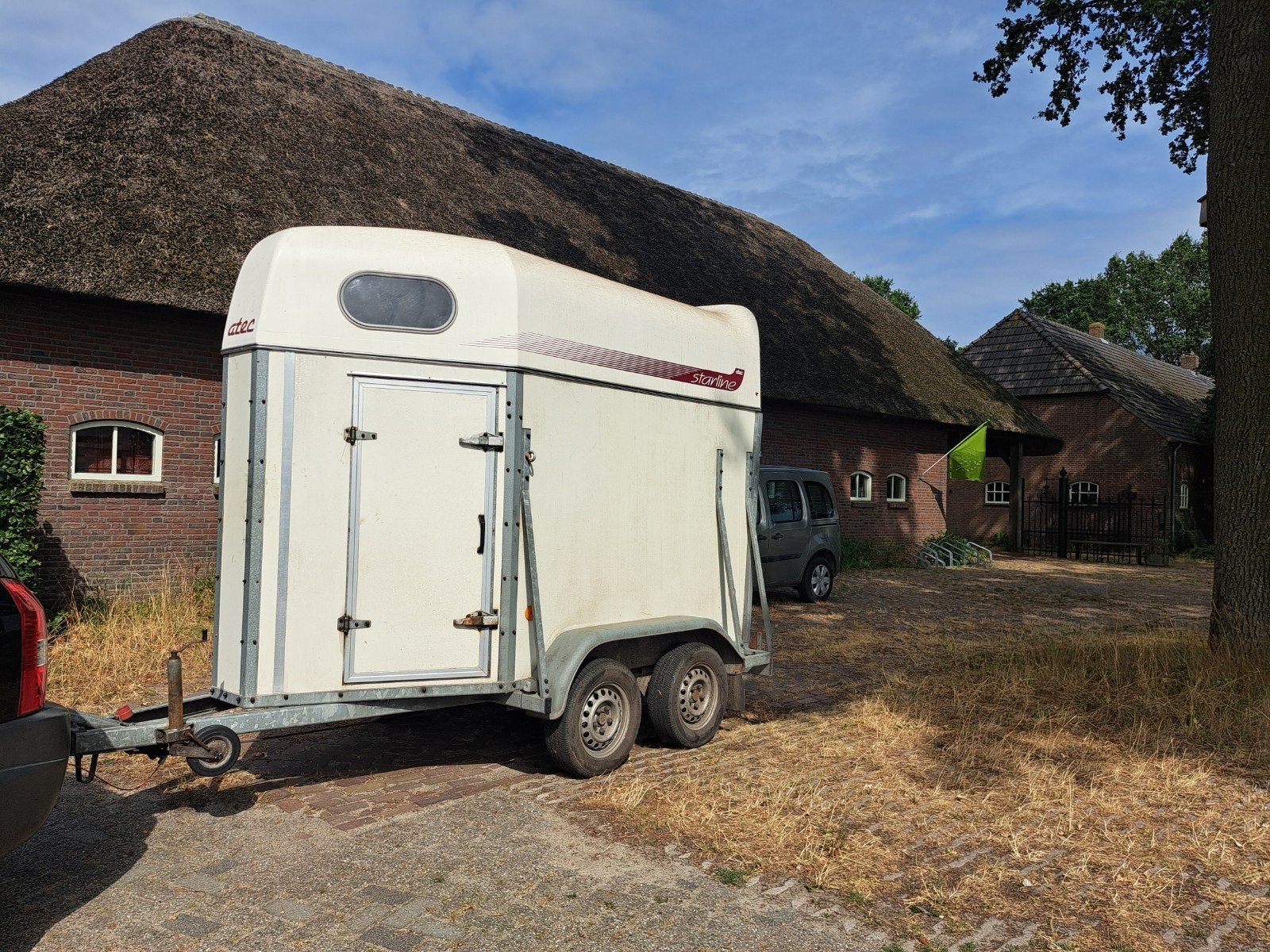 te koop atec trailer 1,5 paards, Ophalen