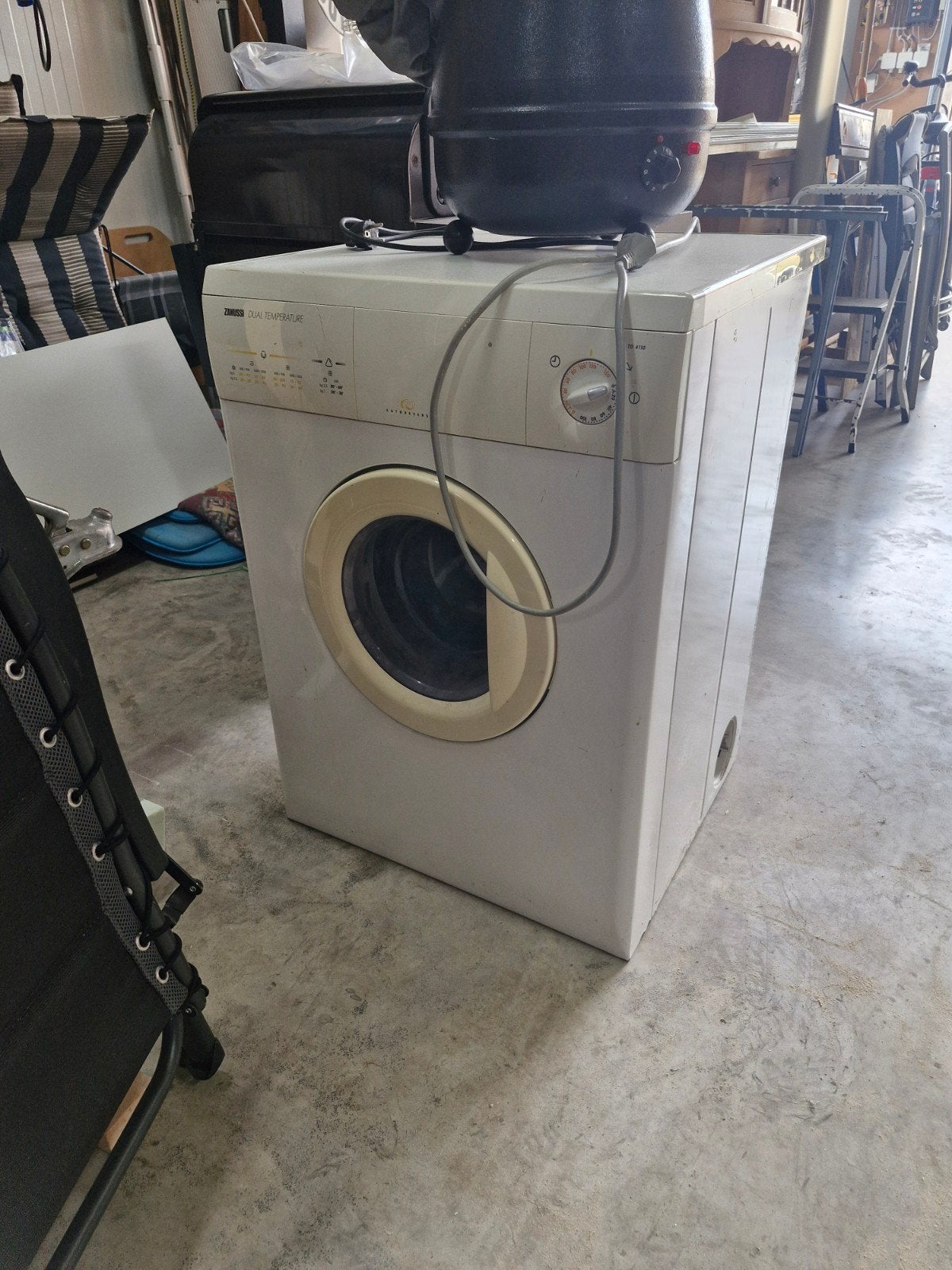 Zanussi Dual Temperature wasdroger - Gebruikt, Ophalen, 4 tot 6 kg, Voorlader, 85 tot 90 cm