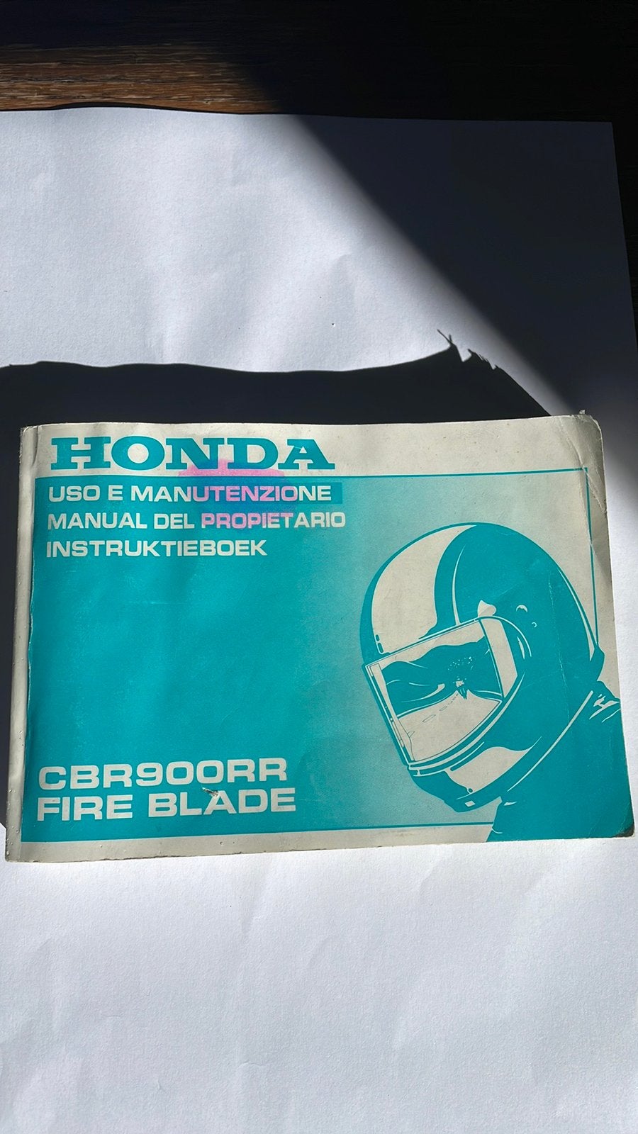 Fireblade instructie boek 1996-1997, Ophalen of Verzenden, Honda