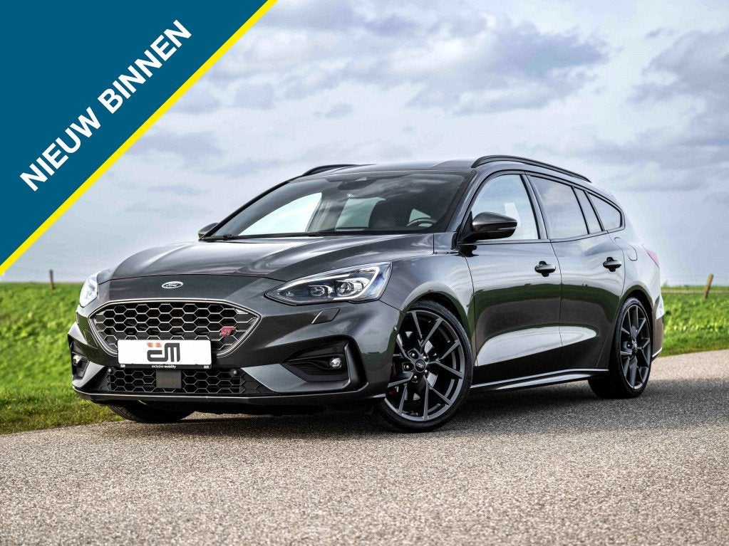 Ford Focus Wagon 2.3 ST 280Pk MK4 Trekhaak (bj 2019), Auto's, Focus, Gebruikt, Zwart, 4 cilinders