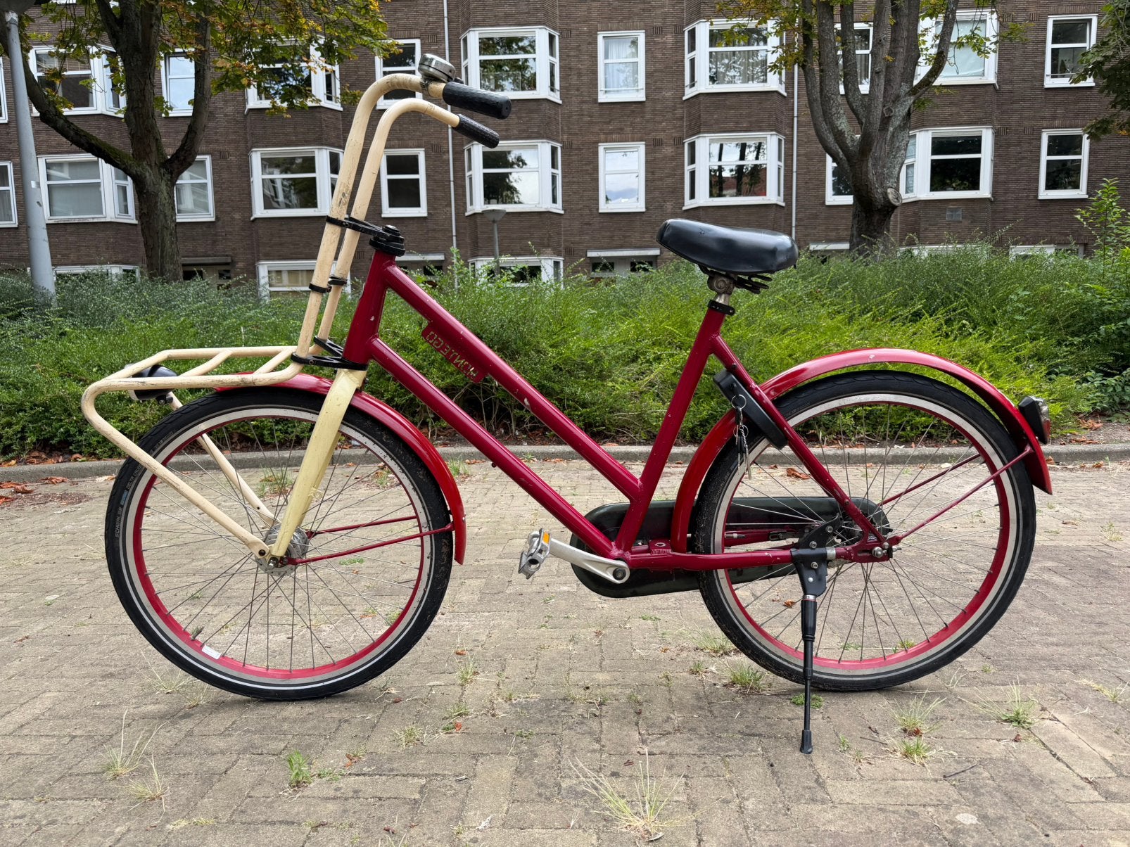 Danesfiets 26 inch met slot, Terugtraprem, Minder dan 47 cm, Ophalen, Overige merken